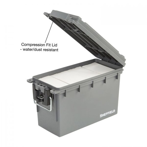 Sheffield Field Box, Blend, Gray, 11-1/2 in W x 5 in D x 7-1/4 in H - 12628