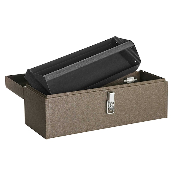 Kennedy Tool Box, Steel, Brown, 20 in W x 7 in D x 7-1/4 in H - 5220B