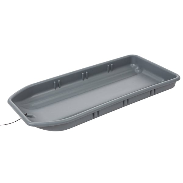 American Built Pro Dirt Rider Tool Sled, Polyethylene, Gray, 29 in W x 14 in D x 3-1/2 in H - T1075-DR P1