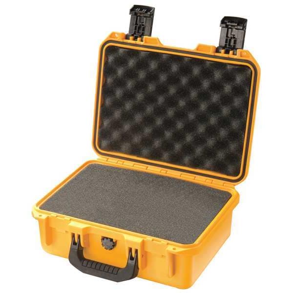 Pelican Yellow Protective Case, 14.2"L x 11.4"W x 6-1/2"D - IM2100