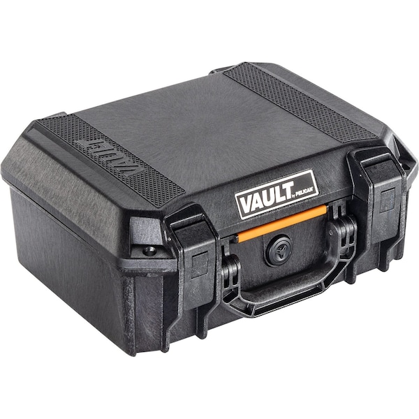 Pelican Case, w/Dividers, 15.41x13.08x6.16 in, Blk - V200WD