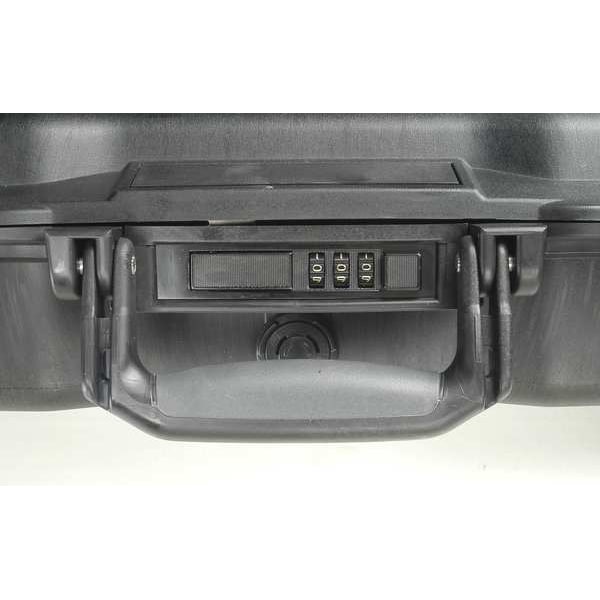 Pelican Black Protective Case, 21.6"L x 17-1/4"W x 4.87"D - 1495CC#1