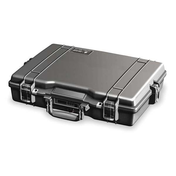Pelican Black Protective Case, 21.6"L x 17-1/4"W x 4.87"D - 1495CC#1