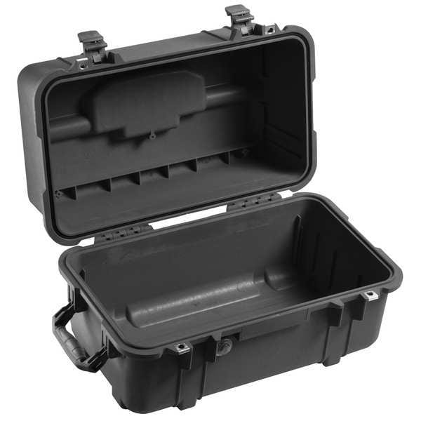Pelican Black Protective Case, 20.85"L x 12.73"W x 12-3/4"D - 1460NF