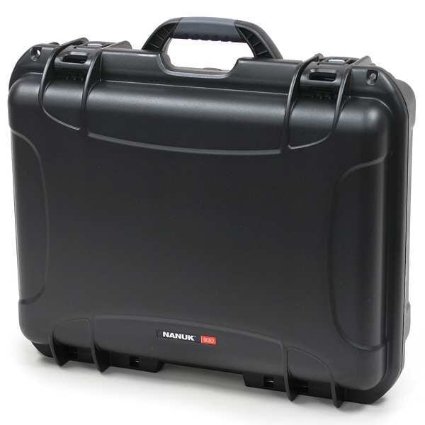 Nanuk Cases Black Protective Case, 19.8"L x 16"W x 7.6"D - 930S-000BK-0A0