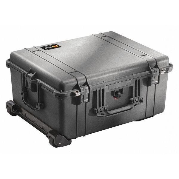 Pelican Black Protective Case, 24.8"L x 19.69"W x 11.88"D - 016100-0050-110