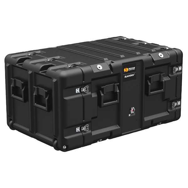 Pelican Black Protective Case, 38-1/2" L x 24.6" W x 18.4" D - BLACKBOX-7U