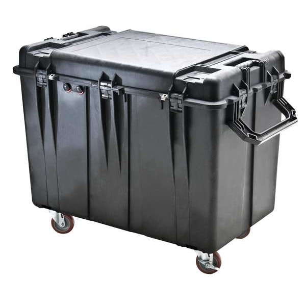 Pelican Black Protective Case, 39.95"L x 23.45"W x 28.6"D - 0500-000-110