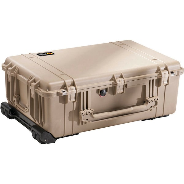 Pelican Desert Tan Protective Case, 31.59"L x 20.47"W x 12.45"D - 1650