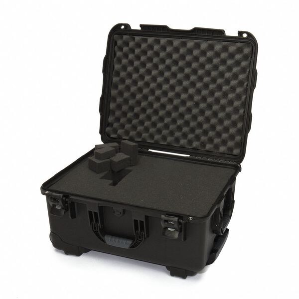 Nanuk Cases Black Protective Case, 22-7/8"L x 18-3/8"W x 11-3/4"D - 950S-010BK-0A0