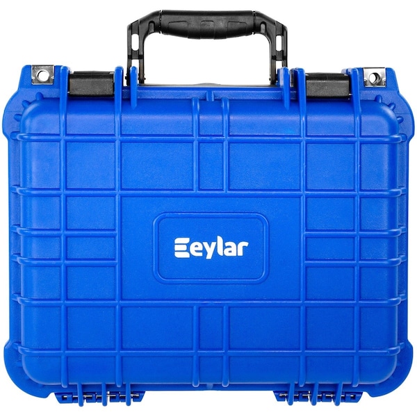 Eylar Compact 13.37in Gear Hard Case Waterproof w/ Foam Blue - SA00001-BLU