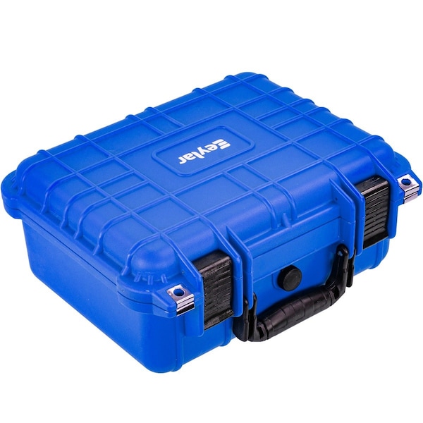 Eylar Compact 13.37in Gear Hard Case Waterproof w/ Foam Blue - SA00001-BLU