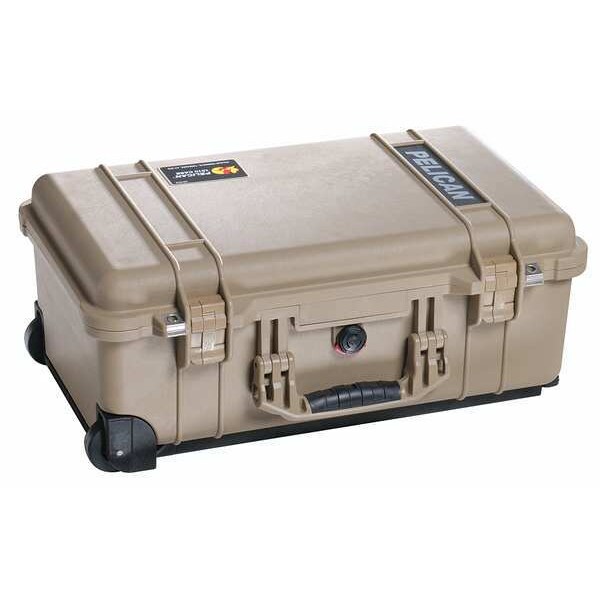 Pelican Desert Tan Protective Case, 22"L x 13.81"W x 9"D - 1510NF