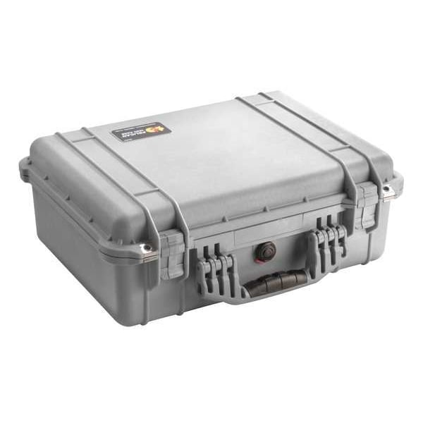 Pelican Silver Protective Case, 19.78"L x 15.77"W x 7.41"D - 1520-001-180