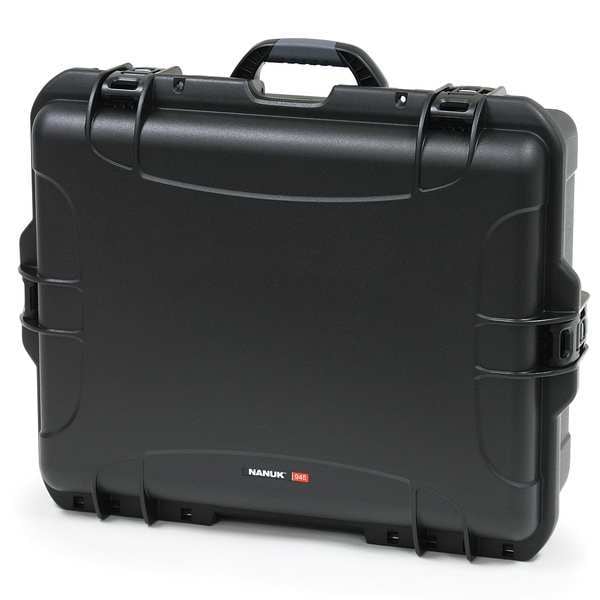 Nanuk Cases Black Protective Case, 25.1"L x 19.9"W x 8.8"D - 945S-000BK-0A0