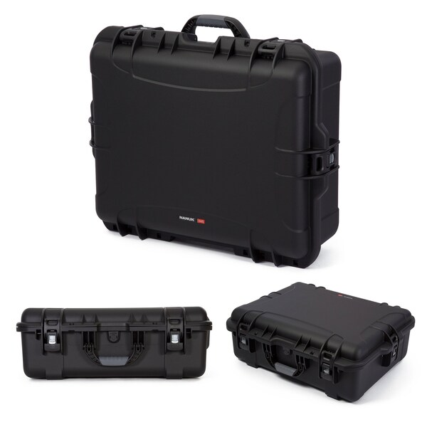 Nanuk Cases Black Protective Case, 25.1"L x 19.9"W x 8.8"D - 945S-000BK-0A0