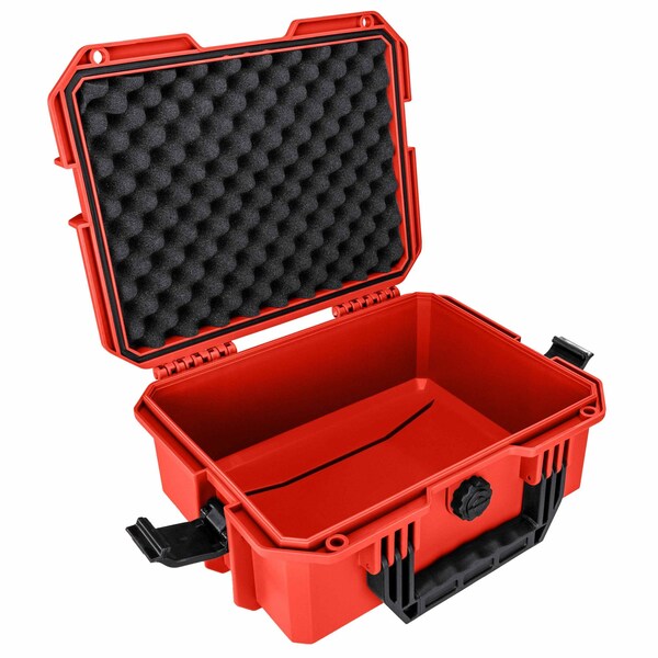 Eylar Intact 13.8in Stacker Series Compact Hard Gear Case with Foam Red - NG00011-RED