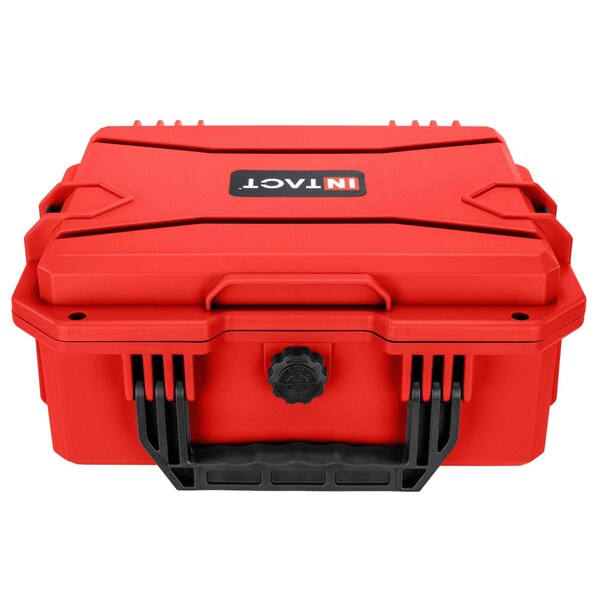Eylar Intact 13.8in Stacker Series Compact Hard Gear Case with Foam Red - NG00011-RED
