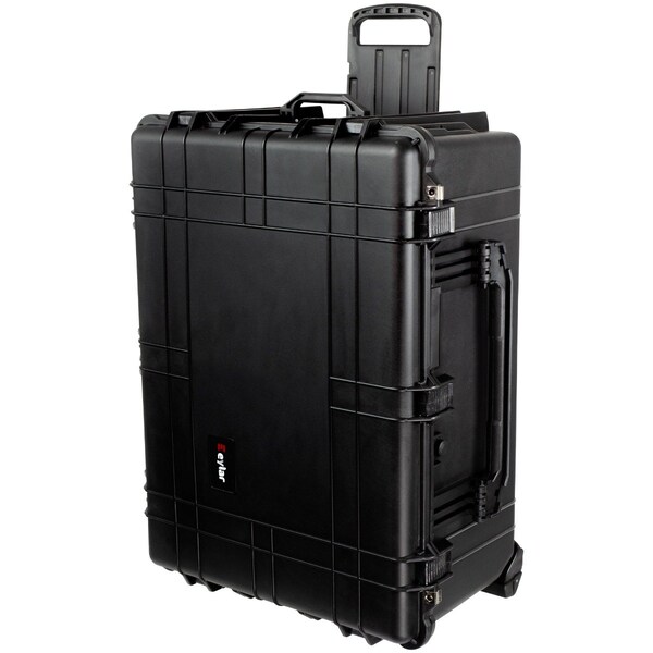 Eylar XXL 31.5 Inch Protective Gear Roller Case Water and Shock Resistant w/ Foam Black - SA00007
