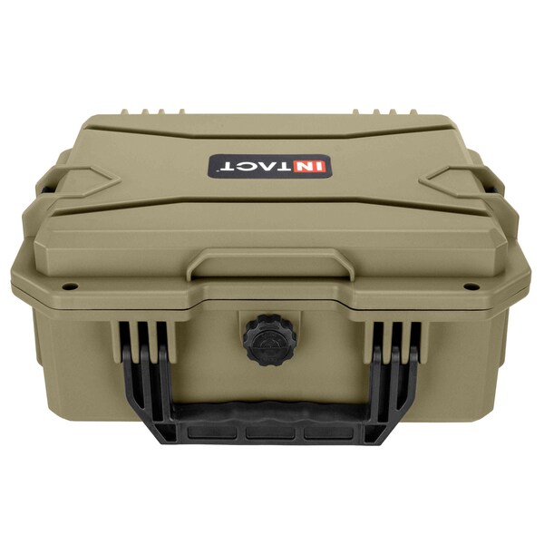 Eylar Intact 13.8in Stacker Series Compact Hard Gear Case with Foam Green - NG00011-GRN