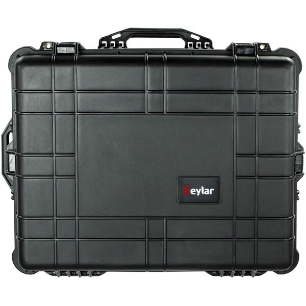 Eylar XL 24.64in Protective Gear Roller Case Waterproof w/ Foam Black - SA00006