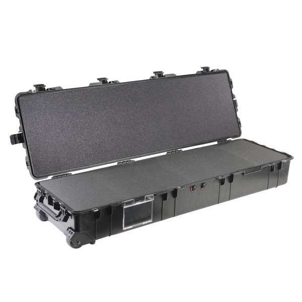Pelican Black Protective Case, 57.42" L x 18.48" W x 11.23" D - 017700-0000-110