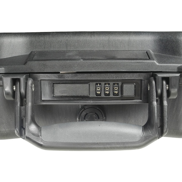 Pelican Black Protective Case, 21.6"L x 17-1/4"W x 4.9"D - 1495-000-110