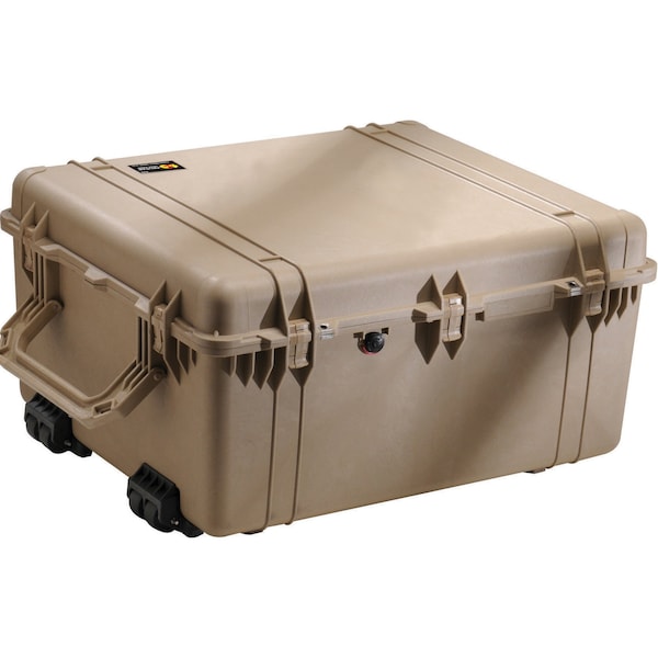 Pelican Desert Tan Protective Case, 33.43" L x 28.4" W x 17.65" D - 1690-001-190