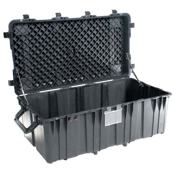 Pelican Black Protective Case, 39.95"L x 23.45"W x 28.65"D - 0500-001-110