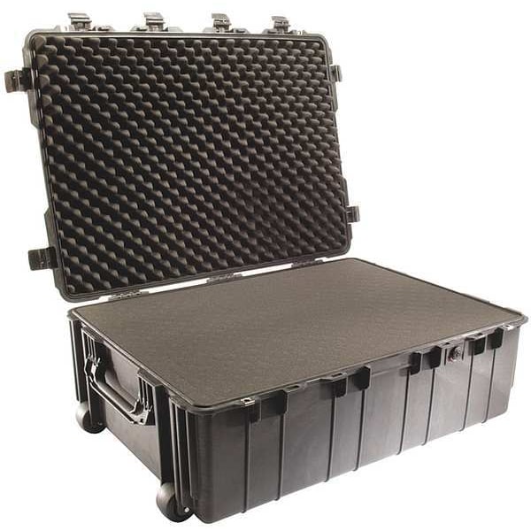 Pelican Black Protective Case, 37-1/2" L x 27.13" W x 14.37" D - 1730-000-110