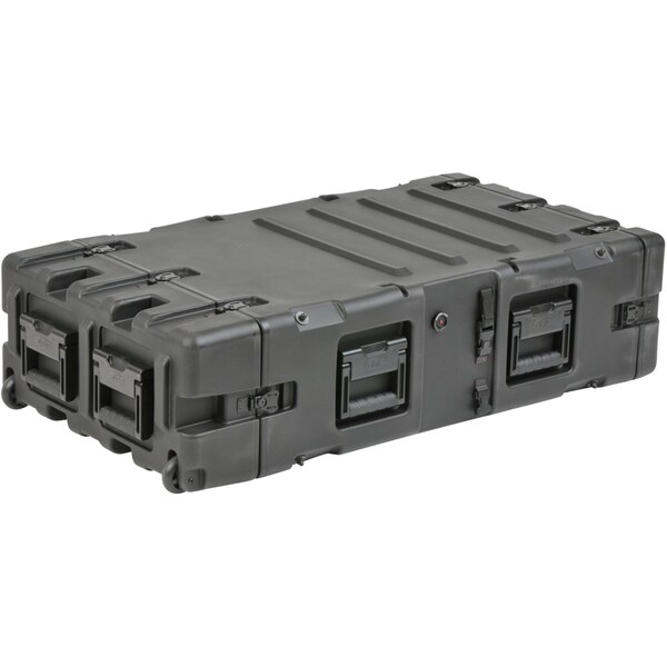 Skb Black Shock Rack Case, 39.1"L x 23.8"W x 13-1/2"D - 3RS-4U24-25B