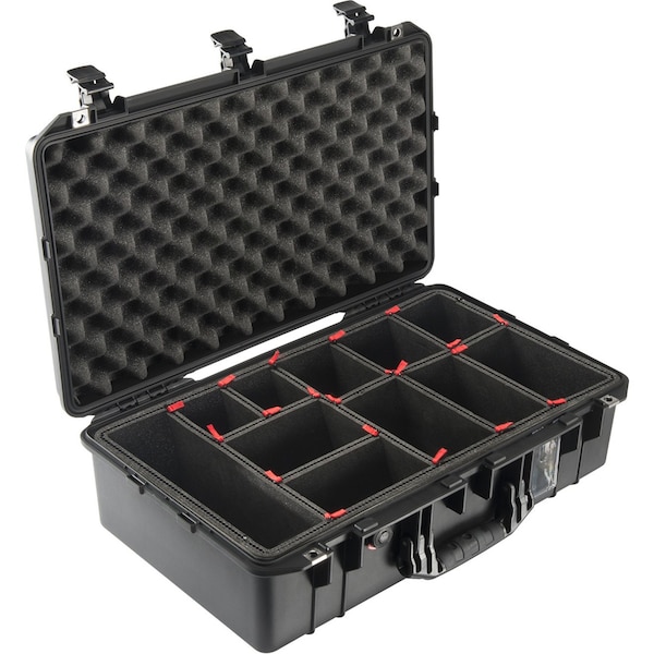 Pelican Black Protective Case, 24.76"L x 15.46"W x 8.2"D - 015550-0051-110