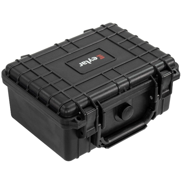 Eylar 9.12in Compact Gear Hard Case Waterproof with Foam Black - SA00042