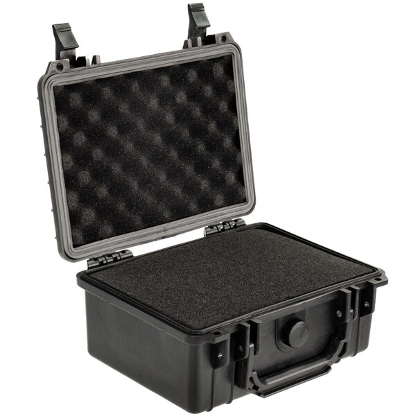 Eylar 9.12in Compact Gear Hard Case Waterproof with Foam Black - SA00042