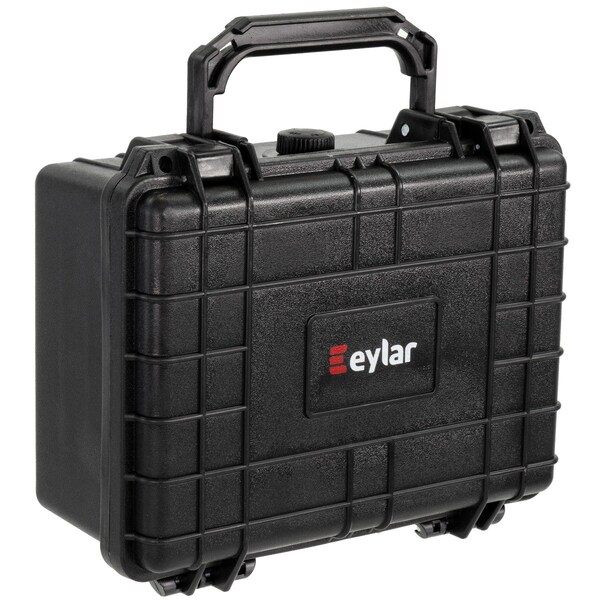 Eylar 9.12in Compact Gear Hard Case Waterproof with Foam Black - SA00042