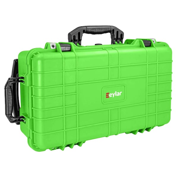 Eylar 22in Carry-On Travel Roller Gear Hard Case Waterproof w/ Foam Neon Green - SA00034-NGRN