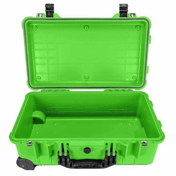 Eylar 22in Carry-On Travel Roller Gear Hard Case Waterproof w/ Foam Neon Green - SA00034-NGRN
