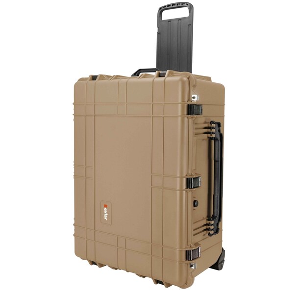 Eylar XXL 31.5in Protective Gear Roller Case Waterproof w/ Foam Tan - SA00007-TAN