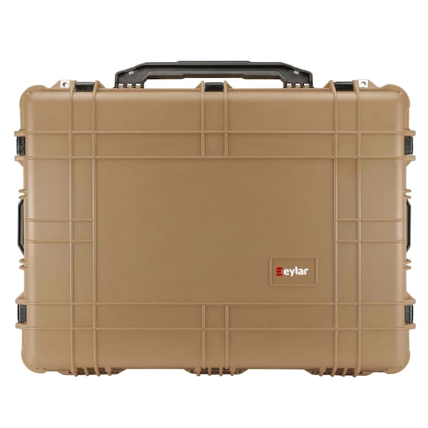 Eylar XXL 31.5in Protective Gear Roller Case Waterproof w/ Foam Tan - SA00007-TAN