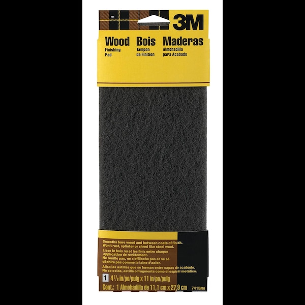 Almohadilla de acabado de madera 3M para lijado a mano, PK10 - 7415NA