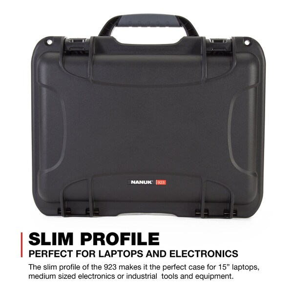 Nanuk Cases Case with Foam (TSA Latches), Black - 923S-011BK-0A0
