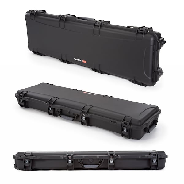 Nanuk Cases Black Long Case, 55.1"L x 17.3"W x 6.6"D, Overall Width: 17.3" - 995-1001