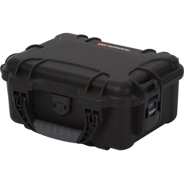 Nanuk Cases Black Protective Case, 10.2"L x 7.9"W x 4-1/2"D - 904S-010BK-0A0