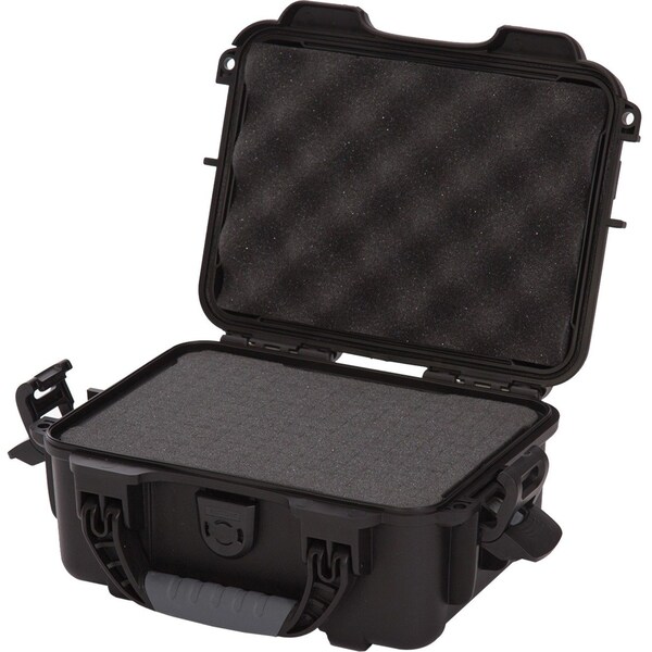 Nanuk Cases Black Protective Case, 10.2"L x 7.9"W x 4-1/2"D - 904S-010BK-0A0