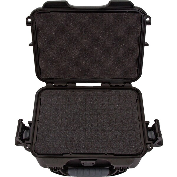 Nanuk Cases Black Protective Case, 10.2"L x 7.9"W x 4-1/2"D - 904S-010BK-0A0