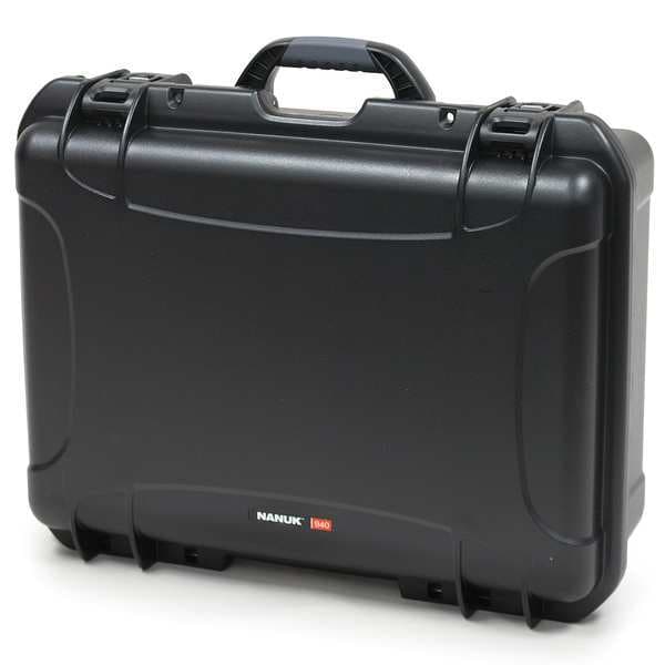 Nanuk Cases Black Protective Case, 21.7"L x 16.9"W x 8-1/2"D - 940S-000BK-0A0