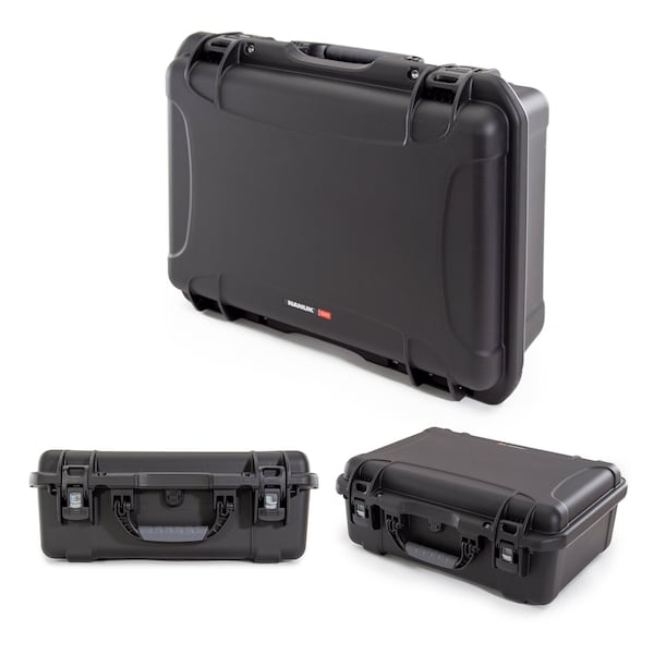 Nanuk Cases Black Protective Case, 21.7"L x 16.9"W x 8-1/2"D - 940S-000BK-0A0