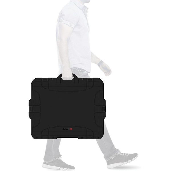 Nanuk Cases Black Protective Case, 25.1"L x 19.9"W x 8.8"D - 945S-010BK-0A0