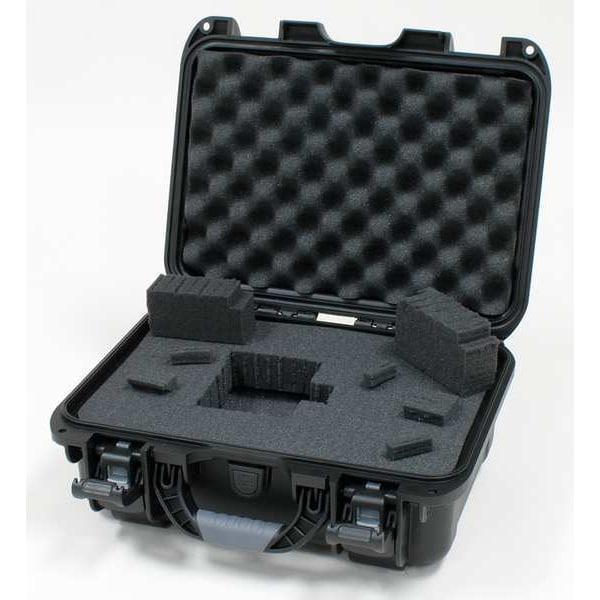 Nanuk Cases Black Protective Case, 15.8"L x 12.1"W x 6.8"D - 915S-010BK-0A0