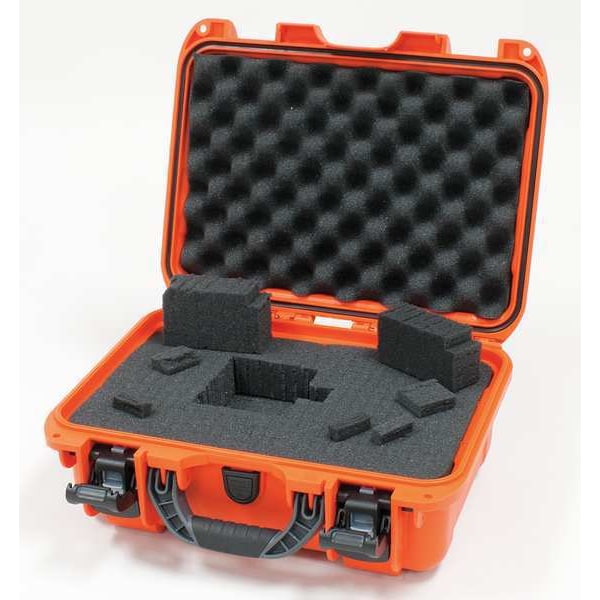 Nanuk Cases Orange Protective Case, 15.8"L x 12.1"W x 6.8"D - 915S-010OR-0A0